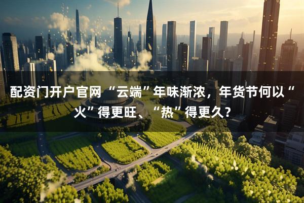 配资门开户官网 “云端”年味渐浓，年货节何以“火”得更旺、“热”得更久？